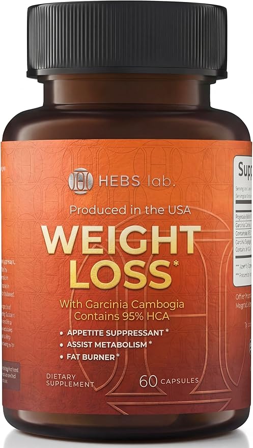 Weight Loss Pills for Women & Men – GLP-1 Support Diet Pills with Garcinia Cambogia - Effective Appetite Suppressant - Metabolism Booster – Belly Fat Burner for Men & Women - Made in the USA
