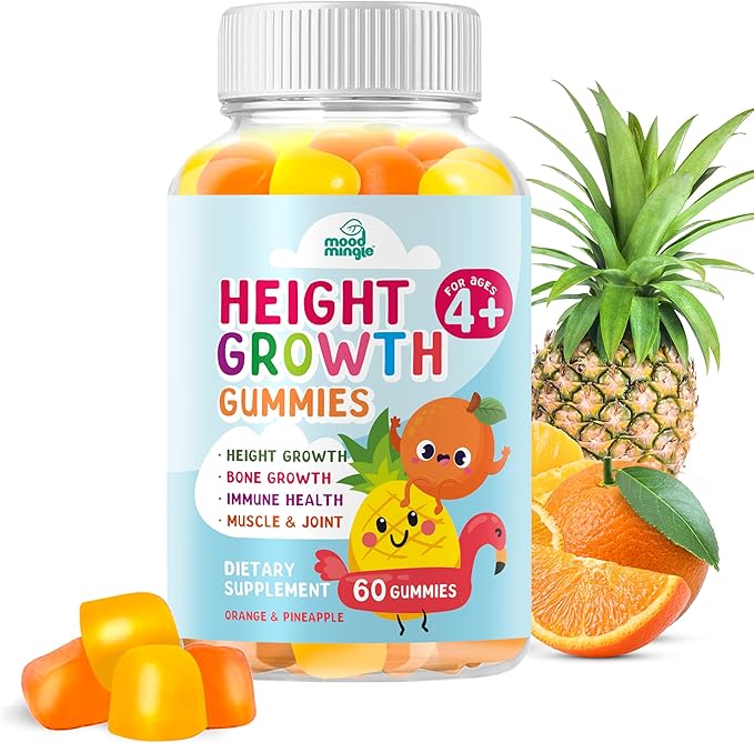 Height Growth Gummies Supplement - Kids Teens Height Increaser Maximizer Grow Taller Vitamins