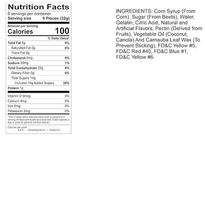 Albanese Candy, 12 Flavor Gummi Bears, 7.5-Ounce Bag, Pack of 12