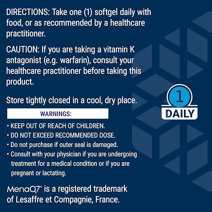 Life Extension Super K, Vitamin K Supplement, 2000 Mcg Vitamin-K and 1180 Mcg Vitamin K2, Heart Health, Once-Daily, 90 Softgels (Pack of 2)
