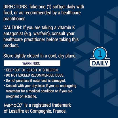 Life Extension Super K, Vitamin K Supplement, 2000 Mcg Vitamin-K and 1180 Mcg Vitamin K2, Heart Health, Once-Daily, 90 Softgels (Pack of 2)