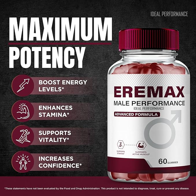 IDEAL PERFORMANCE Eremax Gummies, Eremax Gummy Reviews (2 Pack)