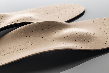 Pedag Viva High | Extra High Arch Support | Handmade in Germany | Plantar Fasciitis Relief | Heel Cushion | Activated Charcoal Odor Control | Metatarsal Support | Tan Leather | Men US 11/ EU 44
