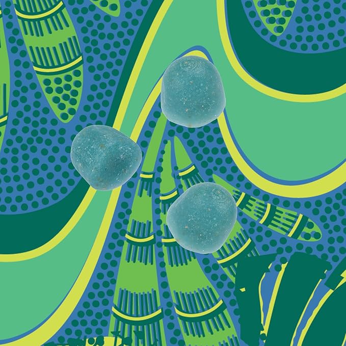 Kuli Kuli Sea Moss & Blue Spirulina Superfood Gummies - Pineapple Colada Flavor, 60 Count - Plant-Based Irish Sea Moss with Baobab & Vitamin C for Skin Glow, Immune Support & Collagen (1 Month Supply)