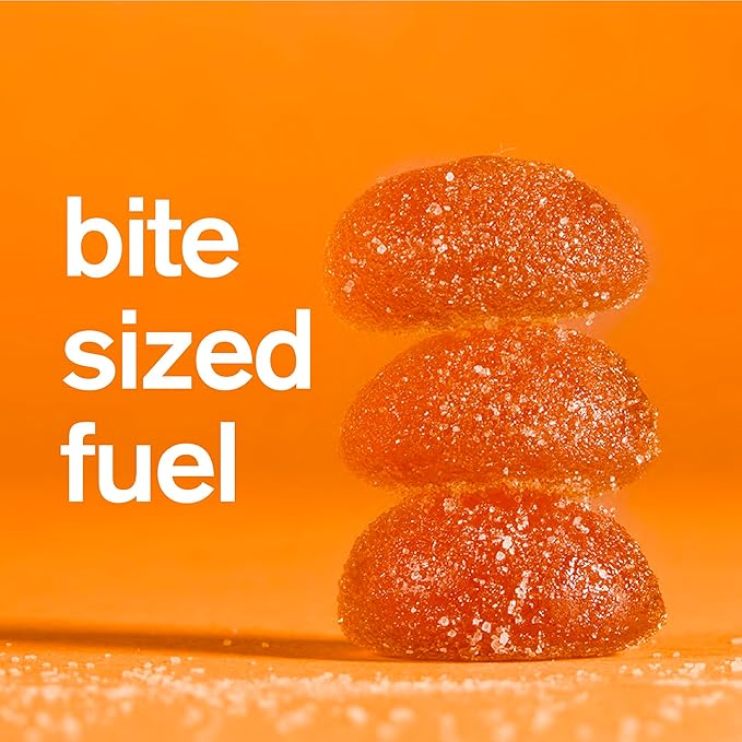 Skratch Labs Energy Chews | Gummies for Running, Cycling & Endurance Quick Carbs for Athletes, Easy to Digest, Real Fruit | Gel Alternative for Long Runs & Rides | Orange 10 Pack | Gluten Free, Vegan