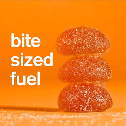Skratch Labs Energy Chews | Gummies for Running, Cycling & Endurance Quick Carbs for Athletes, Easy to Digest, Real Fruit | Gel Alternative for Long Runs & Rides | Orange 10 Pack | Gluten Free, Vegan
