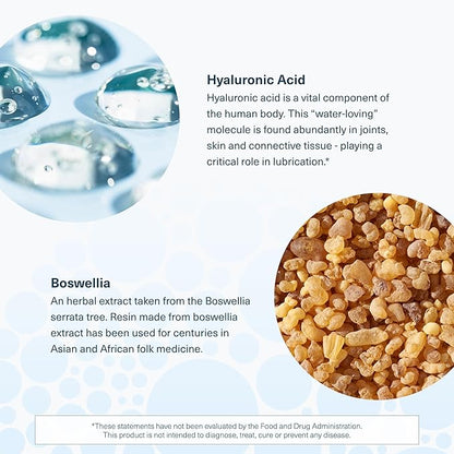 Youtheory Hyaluronic Acid Advanced Formula - Joint Support Supplement with Boswellia Extract* - Skin Health Supplement - Dairy, Soy & Gluten Free - 120 Vegetarian Capsules