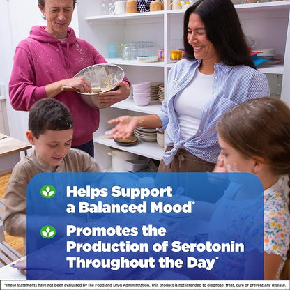 Natrol 5-HTP 200mg Dietary Supplement to Support a Balanced Mood, 60 Time Release Tablets, 60 Day Supply,(Pack of 2)