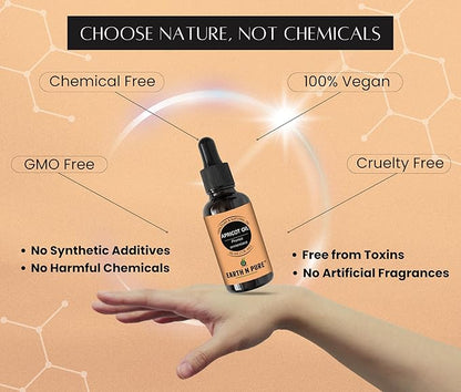 Earth N Pure Apricot Oil (Khumani Oil) Cold Pressed, Natural and Therapeutic Grade 15 ml