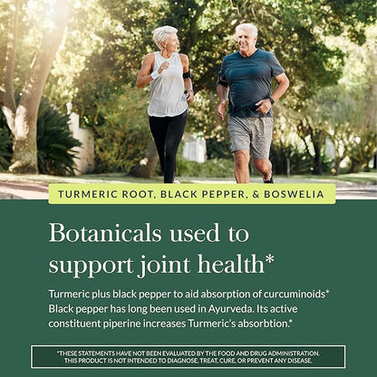Gaia Herbs Turmeric Supreme Joint Health - Joint Support Supplement with Cucumber, Quercetin, Black Pepper, Ginger Root, Curcuminoids & More* - 120 Liquid Phyto-Caps (60 Servings)