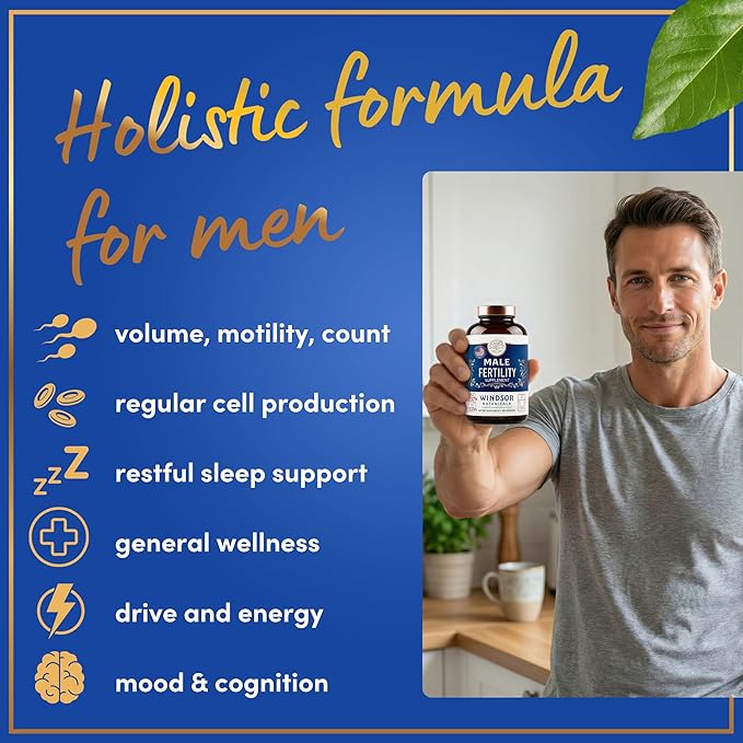 Fertility Supplements for Men Prenatal Vitamins - Zinc, Maca, Ashwagandha, L Arginine Plus Natural Extracts - Conception for Him Male Fertility Support Supplement - 4-Month Supply, 240 Pills
