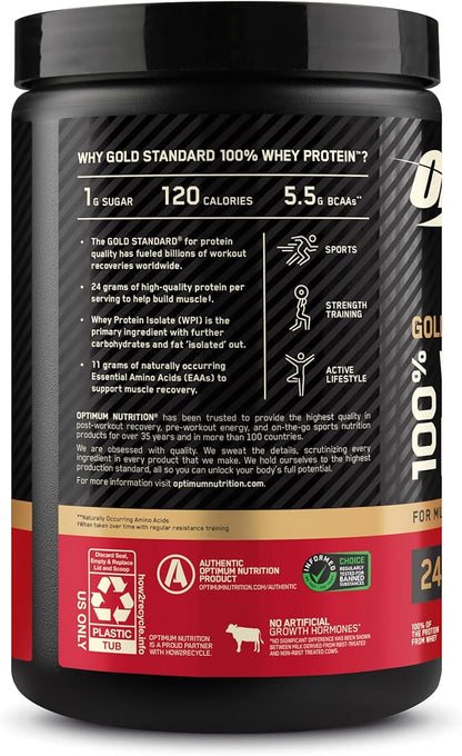 Bundle of Optimum Nutrition Gold Standard 100% Whey Protein Powder, Double Rich Chocolate, 10 Servings, 0.68 Pounds (Pack of 1) + Optimum Nutrition Shaker Cup, 28oz, Pack of 1