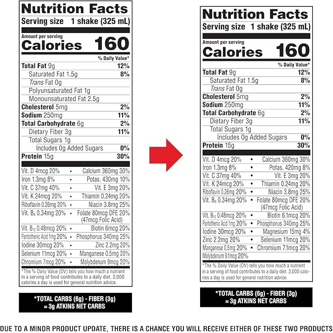 Atkins Café Caramel Iced Coffee Flavored Protein Shake, High Protein Shake, Low Glycemic, Low Carb and Low Sugar, Keto Friendly, Gluten Free, 12 Count