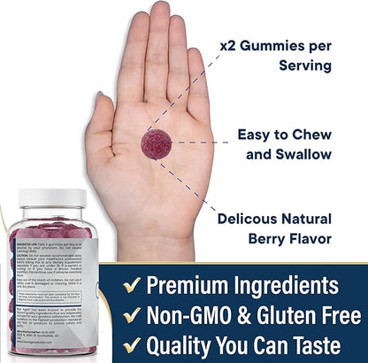 NEW AGE Zinc Gummies - 50mg Zinc Supplement, Immune Supplement, Antioxidant, Non-GMO (180 Count (Pack of 3))