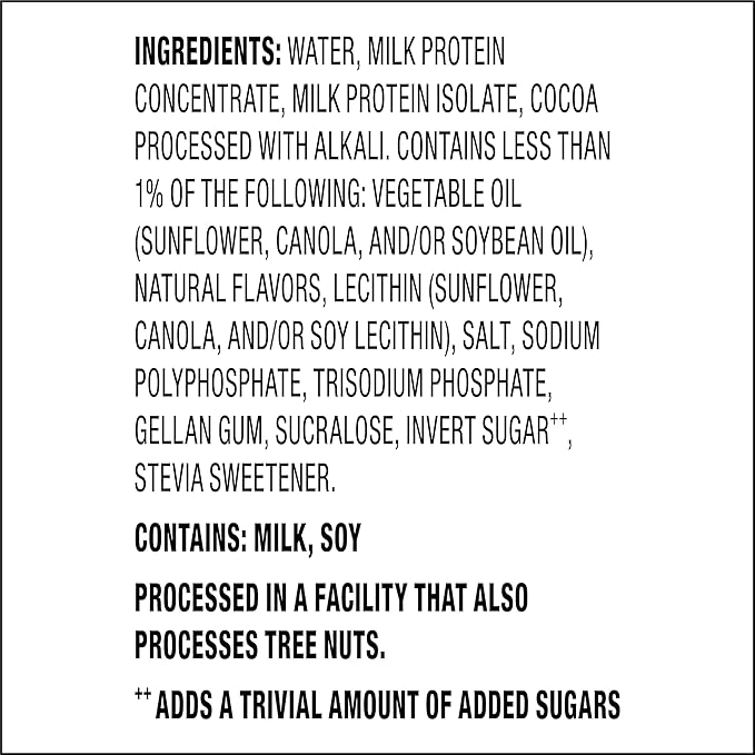 Quest Nutrition Ready To Drink Chocolate Protein Shake,30g Protein,4g Net Carbs,Gluten Free,Keto Friendly,11 fl oz,(Pack of 24)