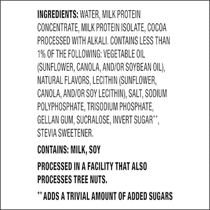 Quest Nutrition Ready To Drink Chocolate Protein Shake,30g Protein,4g Net Carbs,Gluten Free,Keto Friendly,11 fl oz,(Pack of 24)