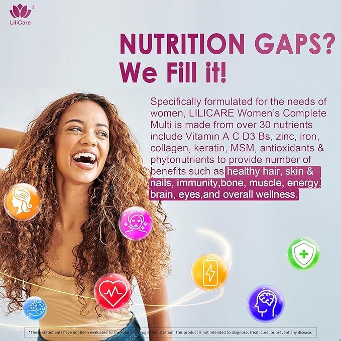 2 Pack - Womens Multivitamin Gummy, Methylated Multivitamin for Women, Biotin, Methylfolate, Iron, Collagen, Vitamins A C D, B Complex, Antioxidants for Women's Daily Support, Beauty, Immune, No Sugar