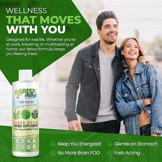– Natural Herbal Colon Cleanse Detox Supplement | Supports Digestion, Bloating Relief & Regularity | 8 oz Liquid