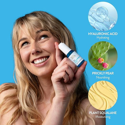 By Nature 2% Hyaluronic Acid Serum for Face & Neck – Deep Hydration Serum for Dry, Oily & Sensitive Skin – Lightweight Facial Serum, 1 fl oz