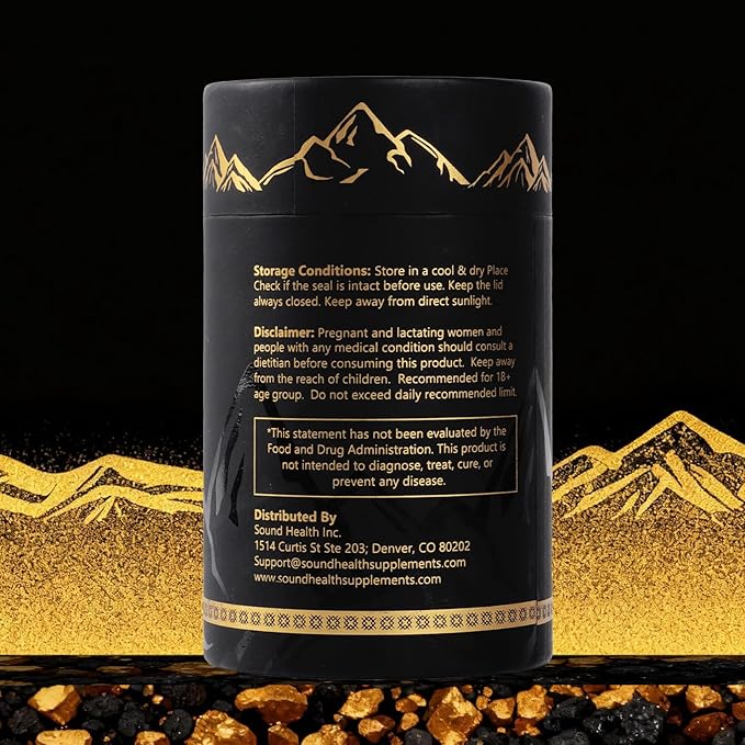 SoundHealth Shilajit for Men & Women Gummies with Shilajit Fulvic Acid, Complex with Ashwagandha, Ginger, Black Musli, Gokshura, Kaunch, Ginseng & Akarkara, Non- GMO & Third-Party Tested, Vegan Gummy