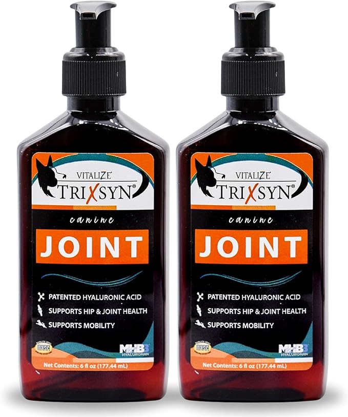 TRIXSYN Canine - Dog Hip and Joint Supplement - Liquid Hyaluronic Acid HA for Dog - Patented Liquid Formula for Senior Dogs - MHB3 Hylauronan - 6 fl oz (2)