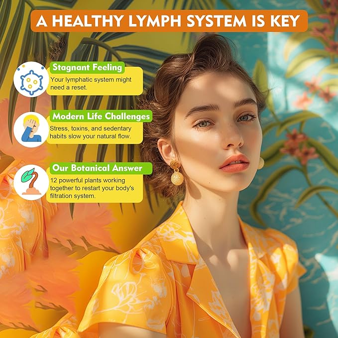 Well&Whole Lymphatic Drainage Gummies, Lymphatic Drainage Supplements with Echinacea, Dandelion, Burdock, Lymph System Support, Lymph Detox Cleanse & Immune Support, Pineapple, Vagan, 60 Gummies