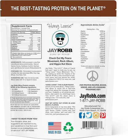 JAYROBB Whey Protein (5 Pound, Chocolate)