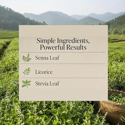 Puvi Care Smooth Move Tea Laxatives for Constipation, Senna Tea for Constipation relief for constipation relief for adults, Reduce Bloating & Discomfort | Non-GMO, Gluten Free | Herbal Tea 20 Tea Bags