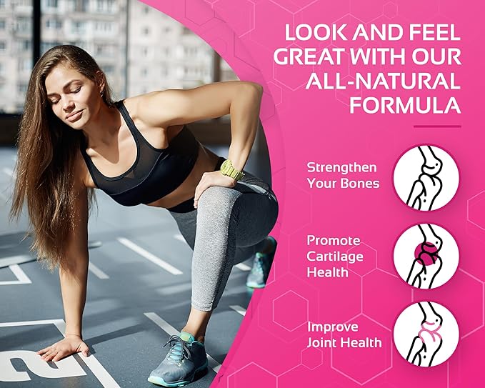 CogniTune Multi Collagen Peptides for Women with Biotin, Hyaluronic Acid, Vitamin C - 5 Types I II III V X Colageno Hidrolizado - 2000mg Hair Skin Nails Joints Support - 120 Capsules