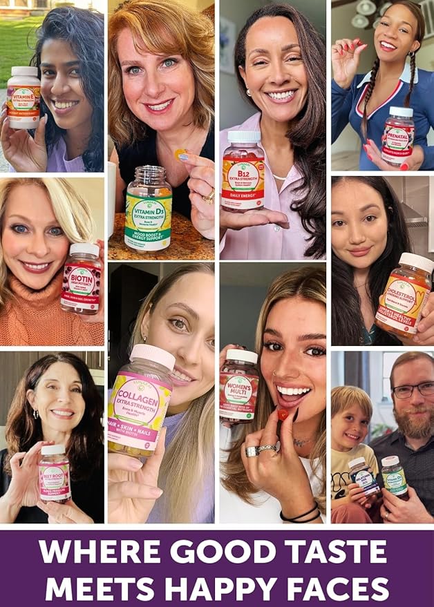 Lunakai USA Made 50 Plus Women's Multivitamin Gummies - Delicious Formula Enhanced with Essential Vitamins & Minerals for Health & Vitality - 3 Pack