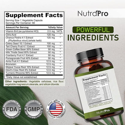 NutraPro Urinary Tract Health & Bladder Support for Women. Support Bladder Health and UTI Prevention with Pomegranate, Cranberry, Citric Acid, and Chanca Piedra for Fast-Acting Comfort.