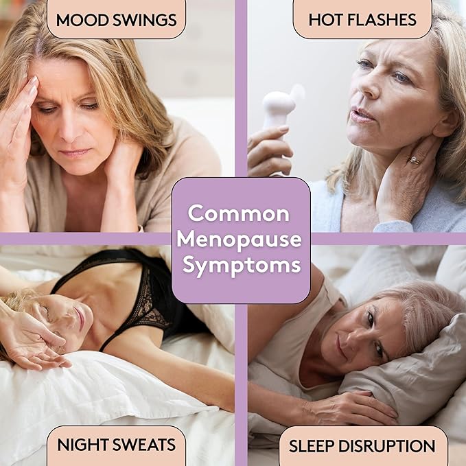 Youth & Tonic Her Hormone Balance – Menopause Supplement for Women, Perimenopause Support, Non-Hormonal Herbal Formula with Black Cohosh for Hot Flashes & Night Sweats, 60 Capsules
