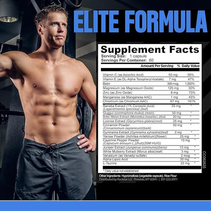 Rockstar Skinny PM - Nighttime Fat Burner Weight Loss Pills - Thermogenic Diet Pills 60ct