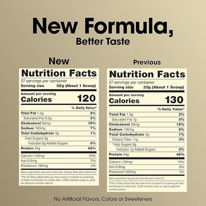 Optimum Nutrition Gold Standard 100% Whey Protein Powder, Naturally Flavored Chocolate, 27 Servings (Packaging May Vary)