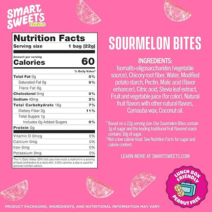 Smart Sweets Sourmelon Bites Multipack, 6.24 Ounce