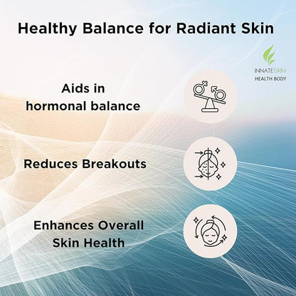 Innate Skin Health Body Clear Skin Acne Gummies - Complexion Supplement, Pantothenic Acid & Antioxidants, Vitamins 60 Count