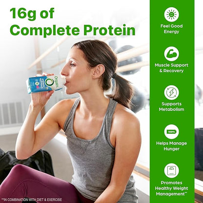 Orgain Organic Nutritional Vegan Protein Shake, Vanilla Bean - 16g Plant Based Protein, Meal Replacement, 21 Vitamins & Minerals, Fruits & Vegetables, Gluten Free, Non-GMO, 11 Fl Oz (Pack of 12)