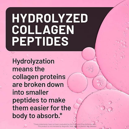 NatureWise Hydrolyzed Liquid Collagen for Women & Men 4000mg-High Absorption, Type 1&3 Peptides with Biotin + Vitamin C + B Complex & Hyaluronic Acid -Mixed Berry - 30 Tubes[30 Day Supply](Pack of 2)