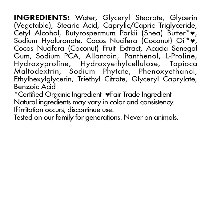 SheaMoisture Hyaluronic Acid Serum for Dry Skin 100% Virgin Coconut Oil Paraben Free Face Serum 1 fl oz