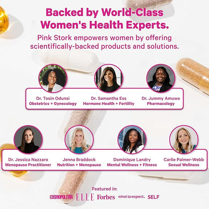 Pink Stork Digestive Enzymes for Women | Supports Digestion, Gut Health, Bloating Relief, Metabolism + Nutrient Absorption | GLP-1 Support | Vegan | 13 Enzymes + Amla Supplement | 60 Capsules