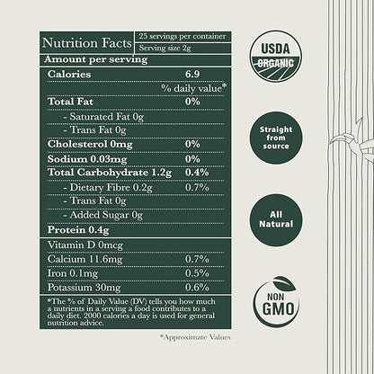 Luxmi Estates - Tokyo Green - Organic Makaibari Darjeeling Green Tea - Loose Leaf - 100g, 3.52 Oz (50 Cups) | From the Foothills of the Himalayas