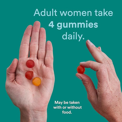 SmartyPants Prenatal Vitamins for Women, Multivitamin Gummies: Omega 3 Fish Oil (EPA/DHA), Biotin, Methylfolate, Vitamin D3, C, Vitamin B12, B6, A, K & Zinc, Inositol, 80 Count (20 Day Supply)