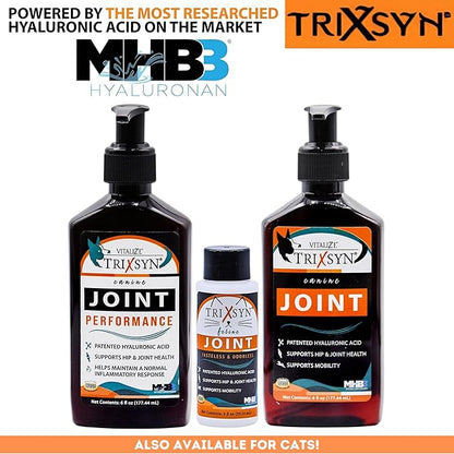 TRIXSYN Canine - Dog Hip and Joint Supplement - Liquid Hyaluronic Acid HA for Dog - Patented Liquid Formula for Senior Dogs - MHB3 Hylauronan - 6 fl oz (2)