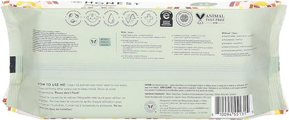 The Honest Company Hypoallergenic Multi-Use Baby Wipes for Sensitive Baby Skin, Terrazzo, 36 Count