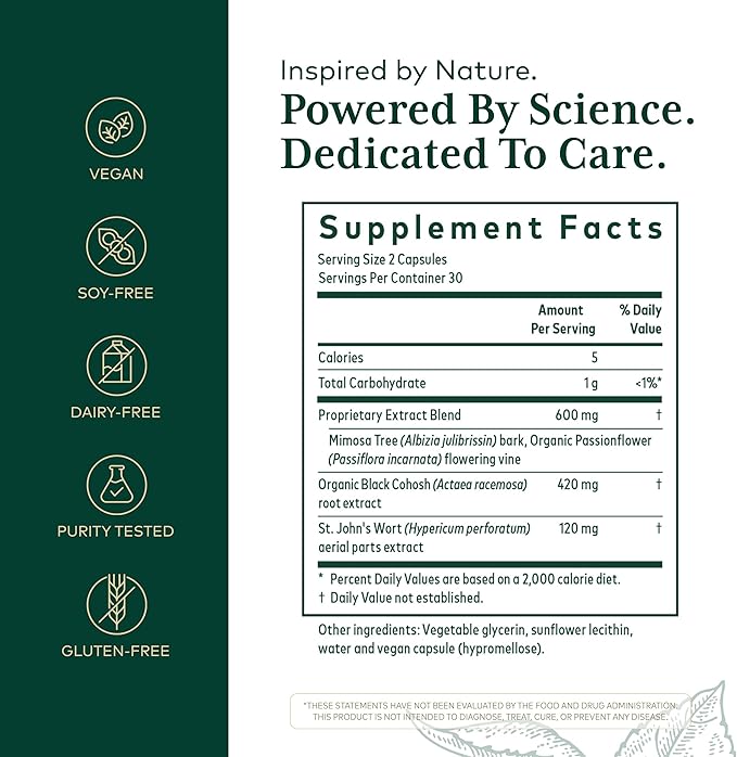 Gaia Herbs Pro Female Hormone Formula PM - Women's Health Supplement for Menopause & Sleep Support - Black Cohosh & St. John's Wort - Vegan, Soy-Free & Gluten-Free - 60 Liquid Phyto-Caps (30 Servings)