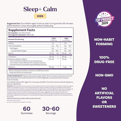 Natrol Kids Sleep+ Calm Sleep Gummies for Kids