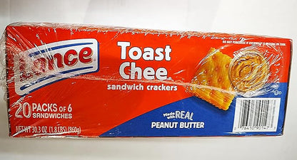 Lance Toast Chee Peanut Butter Crackers, 2 pack of 20 (40 ct.)