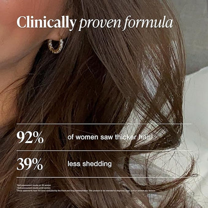 Viviscal Hair Growth Supplements for Women, Thicker Fuller Hair Support for Thinning Hair and Hair Loss, with Biotin and Marine Collagen, Drug-Free, 180 Tablets, 90-Day Supply