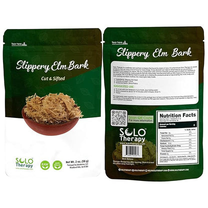 Slippery Elm Bark Tea Cut and Sifted - 56 grams - Resealable Bag - Ulmus Rubra 56 grams - Premium Quality (Slippery Elm Bark)