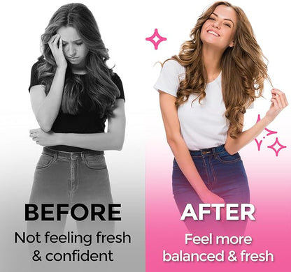 Premium 60 Feminine Balance Gummies – Probiotics, Collagen Type II, Chasteberry, Vitamin D & Magnesium – Gluten-Free, Natural Pineapple Flavor, Vegan